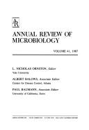 Cover of: Annual Review of Microbiology by L. Nicholas Ornston, Albert Balows, Paul Baumann, L. Nicholas Ornston, Albert Barlows