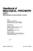 Cover of: Brain mechanisms and abnormal behavior-chemistry