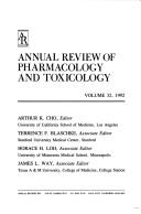 Cover of: Annual review of pharmacology and toxicology