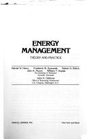 Energy management by Harold W. Henry
