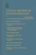 Cover of: Annual Review of Phytopathology: 2001 (Annual Review of Phytopathology)