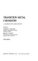 Cover of: Transition Metal Chemistry: A Series of Advances