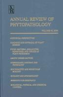 Cover of: Annual review of phytopathology.