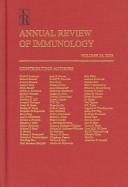 Cover of: Annual Review of Immunology 2005 (Annual Review of Immunology) by William E. Paul, C. Garrison Fathman