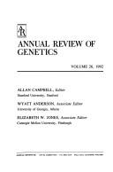Cover of: Annual review of genetics.