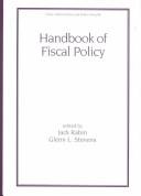 Cover of: Handbook of Fiscal Policy (Public Administration and Public Policy)