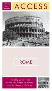 Cover of: Access Rome, 9th Edition (Access Rome)