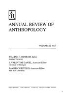 Annual review of anthropology : by William H Durham