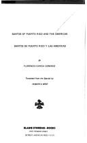 Cover of: Santos of Puerto Rico and the Americas = | F. Garcia Cisneros