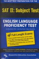 Cover of: The best test preparation for the SAT II, subject test: English language proficiency test