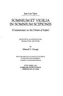 Cover of: Somnium Et Vigilia in Somnium Scipionis: (Commentary on the Dream of Scipio) (The Library of Renaissance Humanism Volume 2)