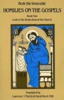 Cover of: Homilies on the Gospels: Book 2  by Saint Bede the Venerable, Lawrence T. Martin