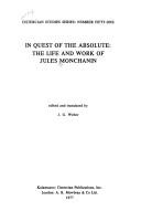 Cover of: In quest of the absolute by Jules Monchanin