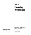 Cover of: Community Development Series: Housing Messages (Psychology of Housing)