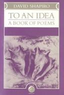 Cover of: To an Idea: A Book of Poems