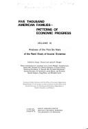 Cover of: Five Thousand American Families: Patterns of Economic Progress by 