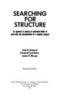 Cover of: Searching for structure; by John A. Sonquist, John A. Sonquist