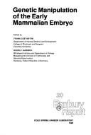 Cover of: Genetic manipulation of the early mammalian embryo