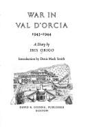 Cover of: War in Val D'Orcia by Iris Origo, Iris Origo