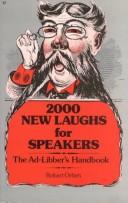 Cover of: The Ad Libbers Handbook 2000 New Laughs for Speakers