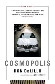 Cover of: Cosmopolis by Don DeLillo