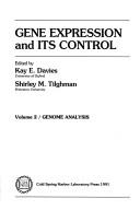 Cover of: Gene expression and its control by edited by Kay E. Davies, Shirley M. Tilghman.