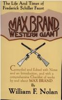 Cover of: Max Brand: Western Giant : The Life and Times of Frederick Schiller Faust