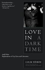 Cover of: Love in a Dark Time by Colm Tóibín