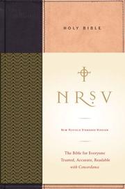 Cover of: NRSV Standard Bible (tan/black)