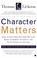 Cover of: Character Matters