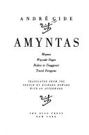 Cover of: Amyntas by André Gide