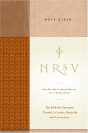 Cover of: NRSV Standard Bible w/Apoc (tan/brown)
