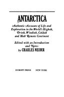 Cover of: Antarctica by 