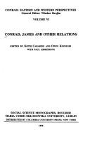 Cover of: Conrad, James, and other relations by Keith Carabine, Owen Knowles, Paul B. Armstrong