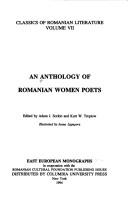 Cover of: An Anthology of Romanian women poets by edited by Adam J. Sorkin and Kurt W. Treptow ; illustrated by Ioana Lupușoru.