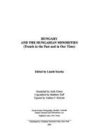 Cover of: Hungary and the Hungarian Minorities: Trends in the Past and in Our Times (Atlantic Studies on Society and Change)