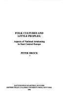 Cover of: Folk Cultures and Little People | Peter Brock