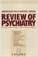 Cover of: American Psychiatric Press Review of Psychiatry