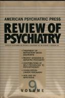 Cover of: American Psychiatric Press Review of Psychiatry