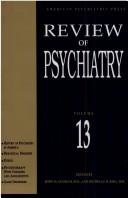 Cover of: Review of Psychiatry, vol 13