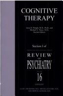 Cover of: Cognitive Therapy Review Of Psychiatry (American Psychiatric Press Review of Psychiatry)