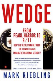 Cover of: Wedge by Mark Riebling