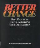 Cover of: Better Change Special Ed by Price Waterhouse, Price Waterhouse Change Integration Team