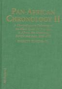 Cover of: Pan-African chronology by Everett Jenkins