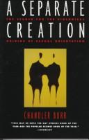 Cover of: A Separate Creation by Chandler Burr