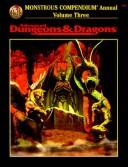 Cover of: Monstrous Compendium Annual, Vol. 3 (Advanced Dungeons & Dragons, Accessory/2166)