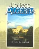 Cover of: College Algebra by Kristin Umland