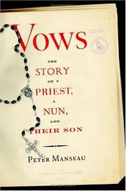 Cover of: Vows by Peter Manseau