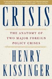 Cover of: Crisis by Henry Kissinger, Henry Kissinger