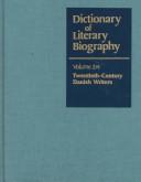 Cover of: Twentieth-Century European Writers: First Series (Dictionary of Literary Biography)